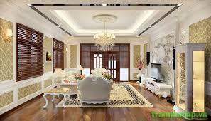 Mẫu trần thạch cao phòng khách đẹp